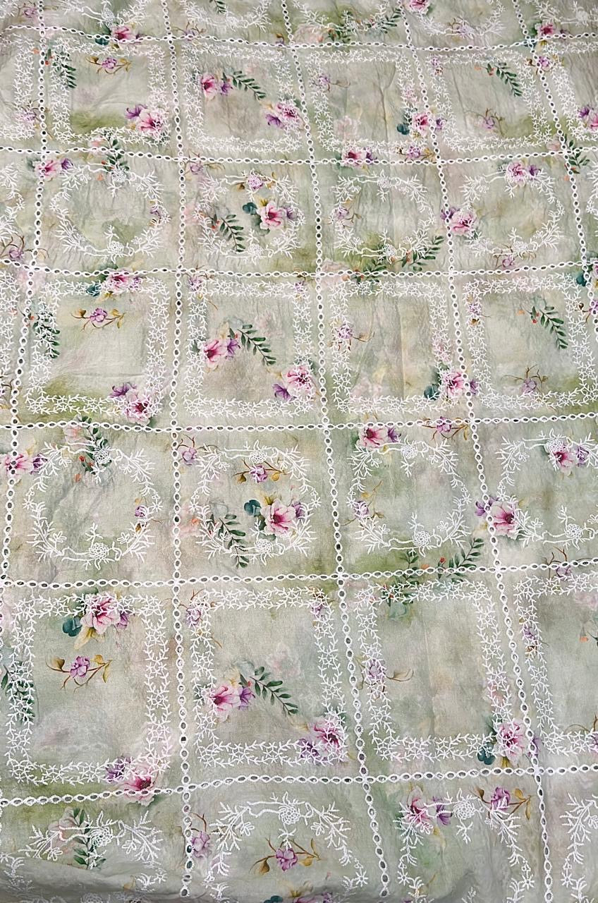 Chikankari Skirt & Top