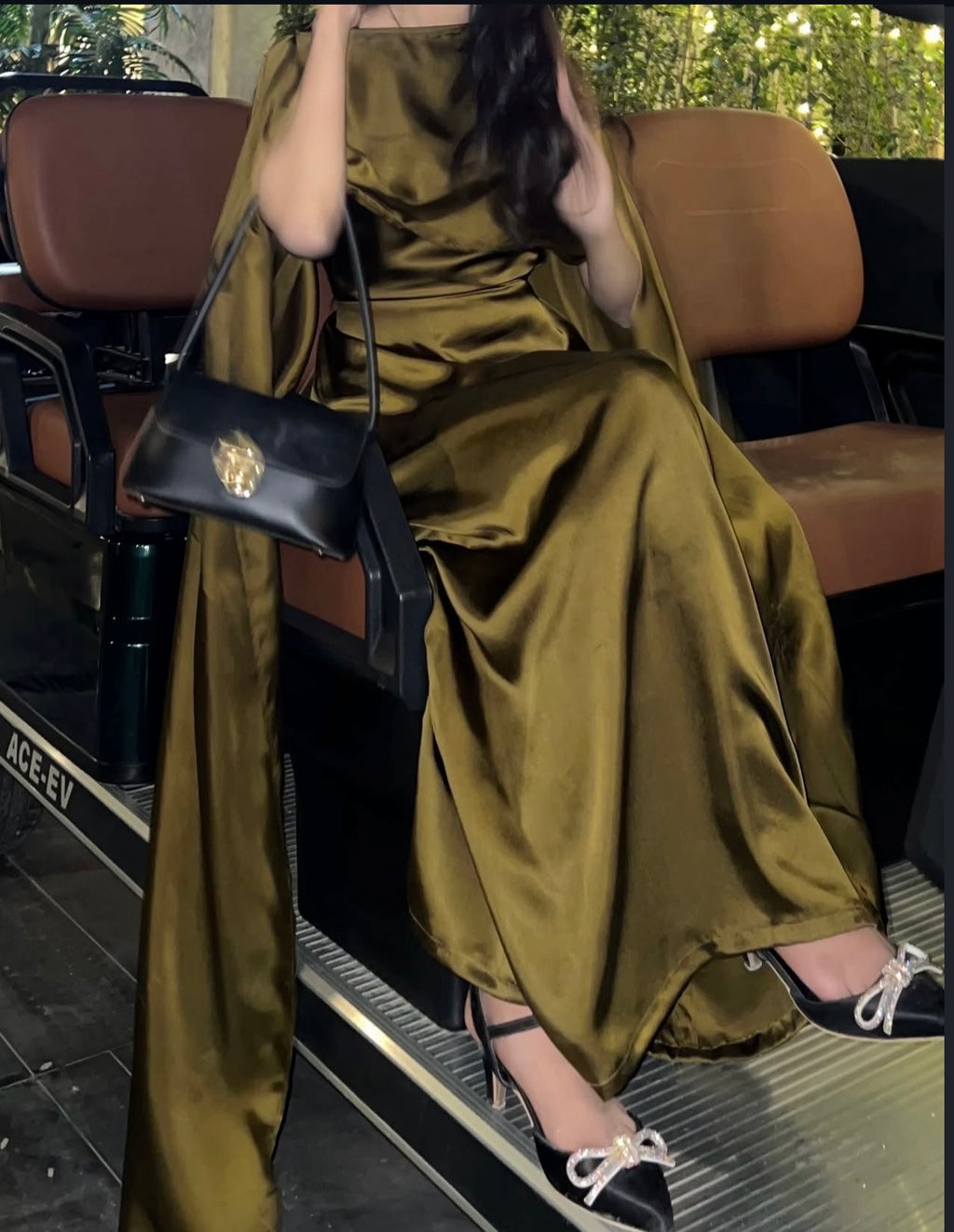 Cape Shawl Silk Dresses