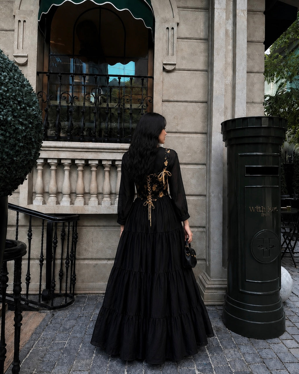Corset & Layered Frock