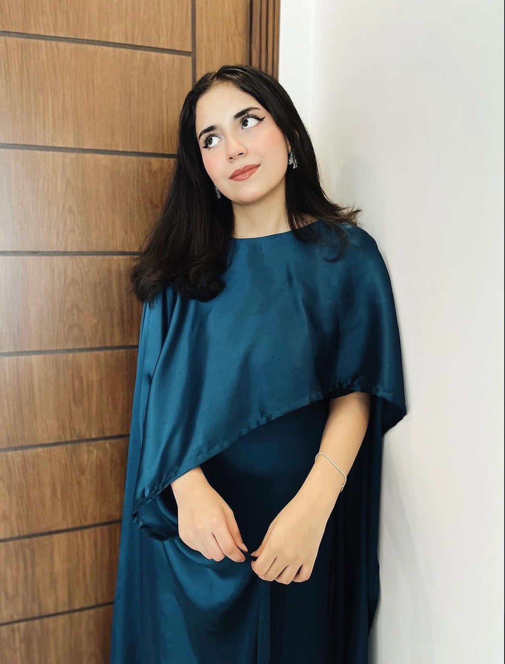 Cape Shawl Silk Dresses