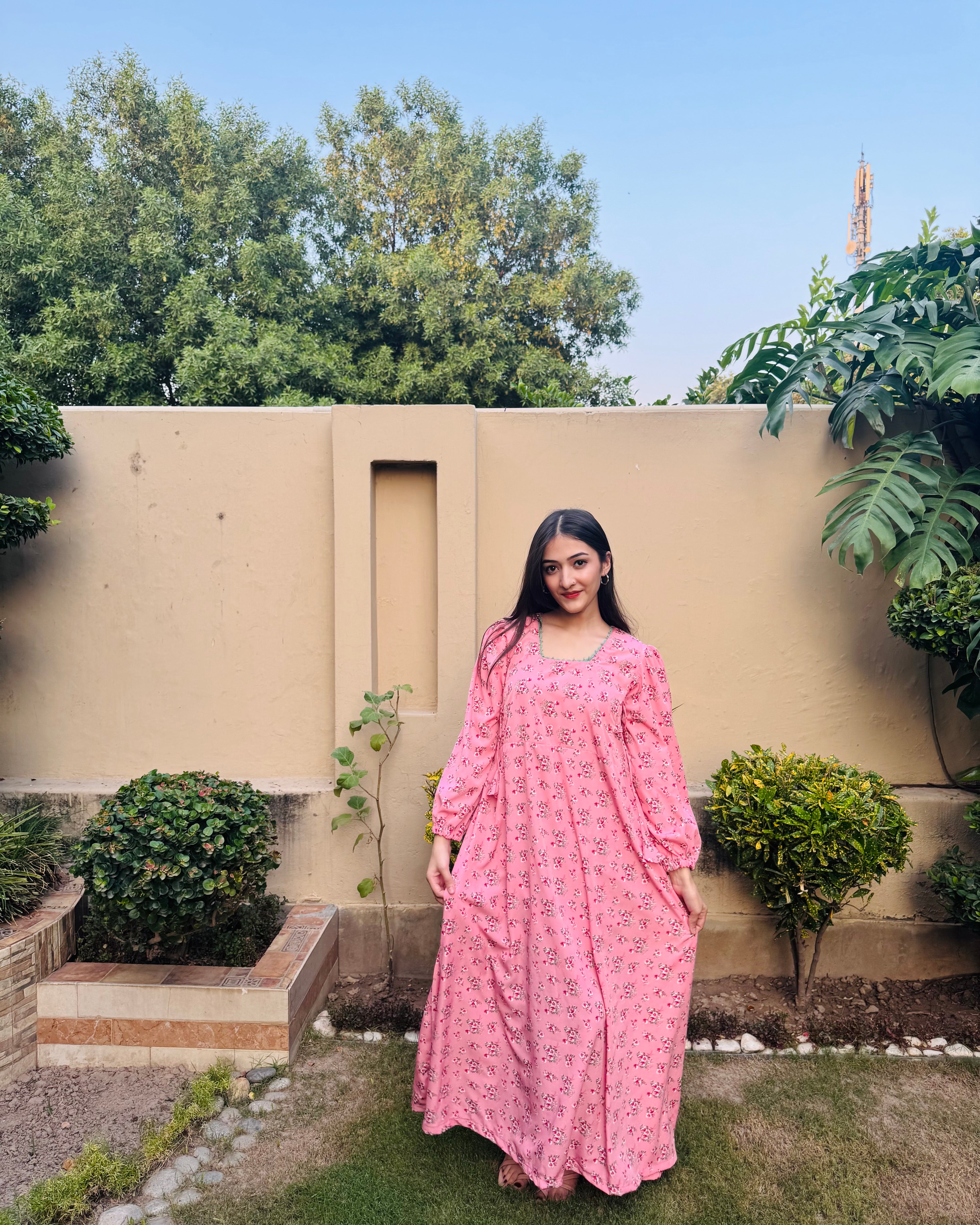 Blush Bloom Long Dress