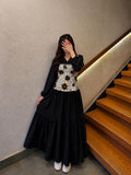 Chikankari Corset Top & Skirt Set