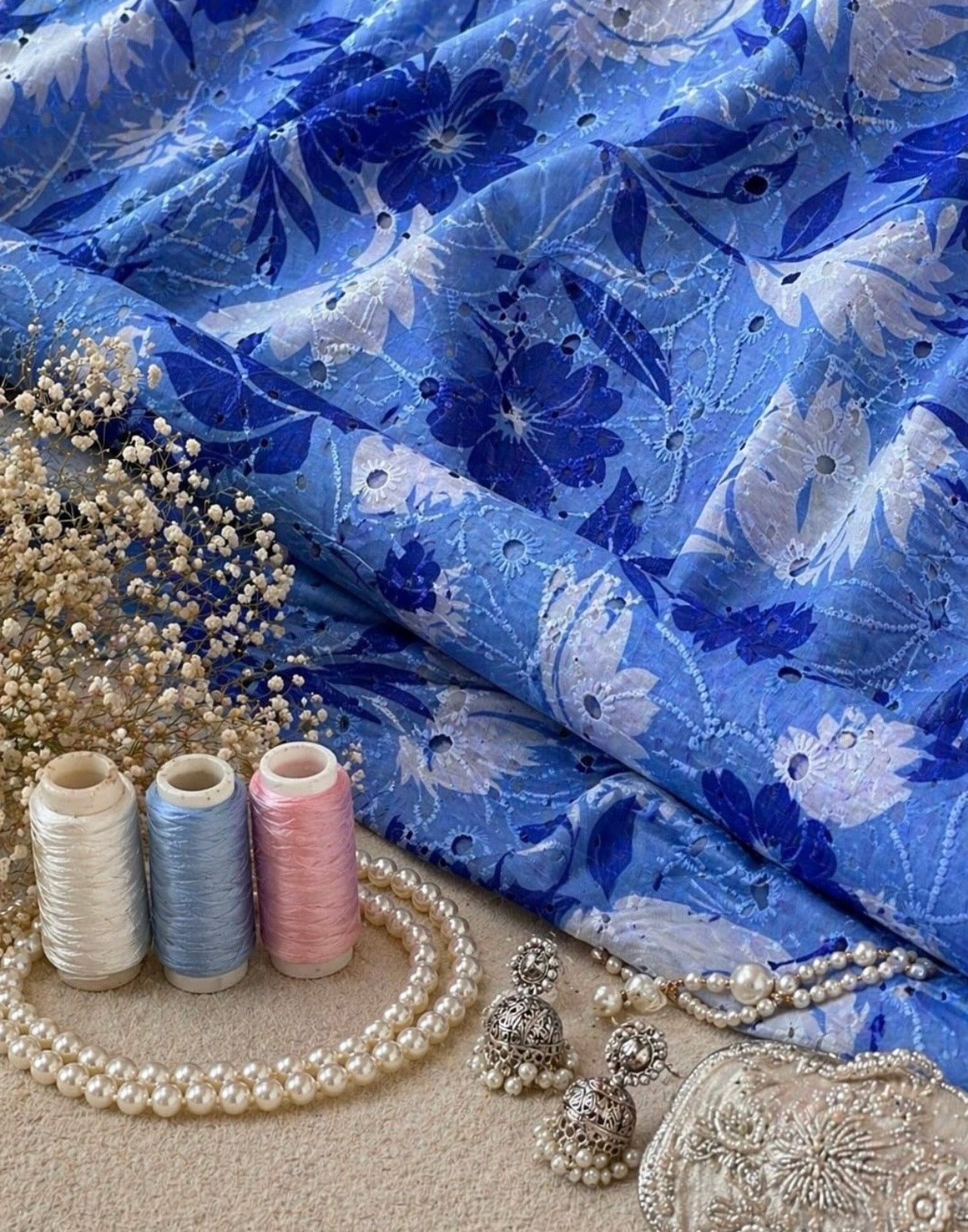 Chikankari Skirt & Top