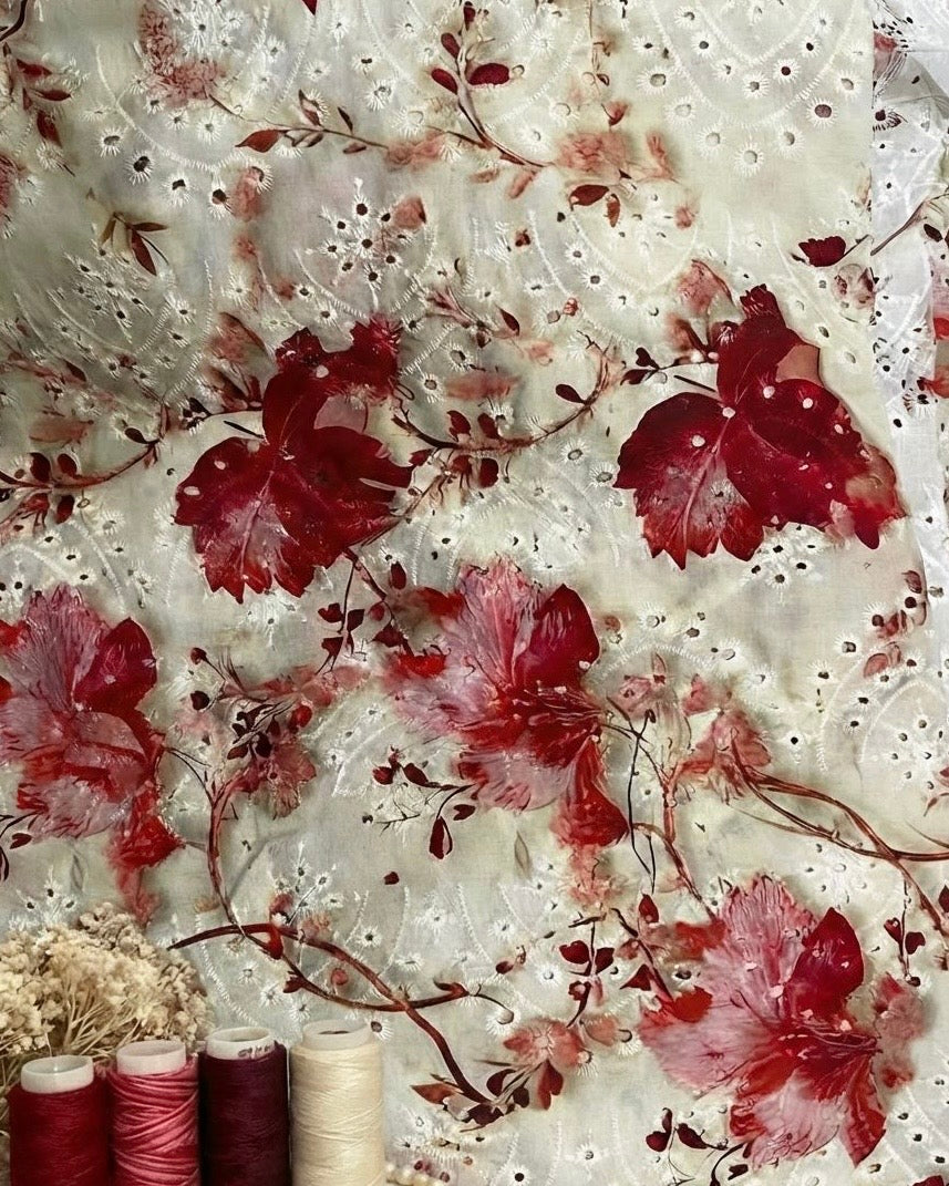 Chikankari Skirt & Top