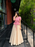 Pink Top & Skirt