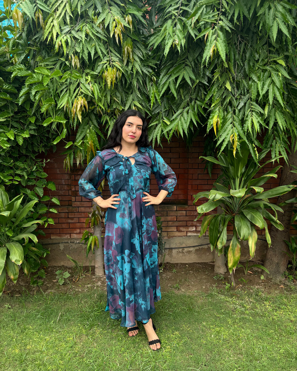 Mariposa Bloom Flare Frock