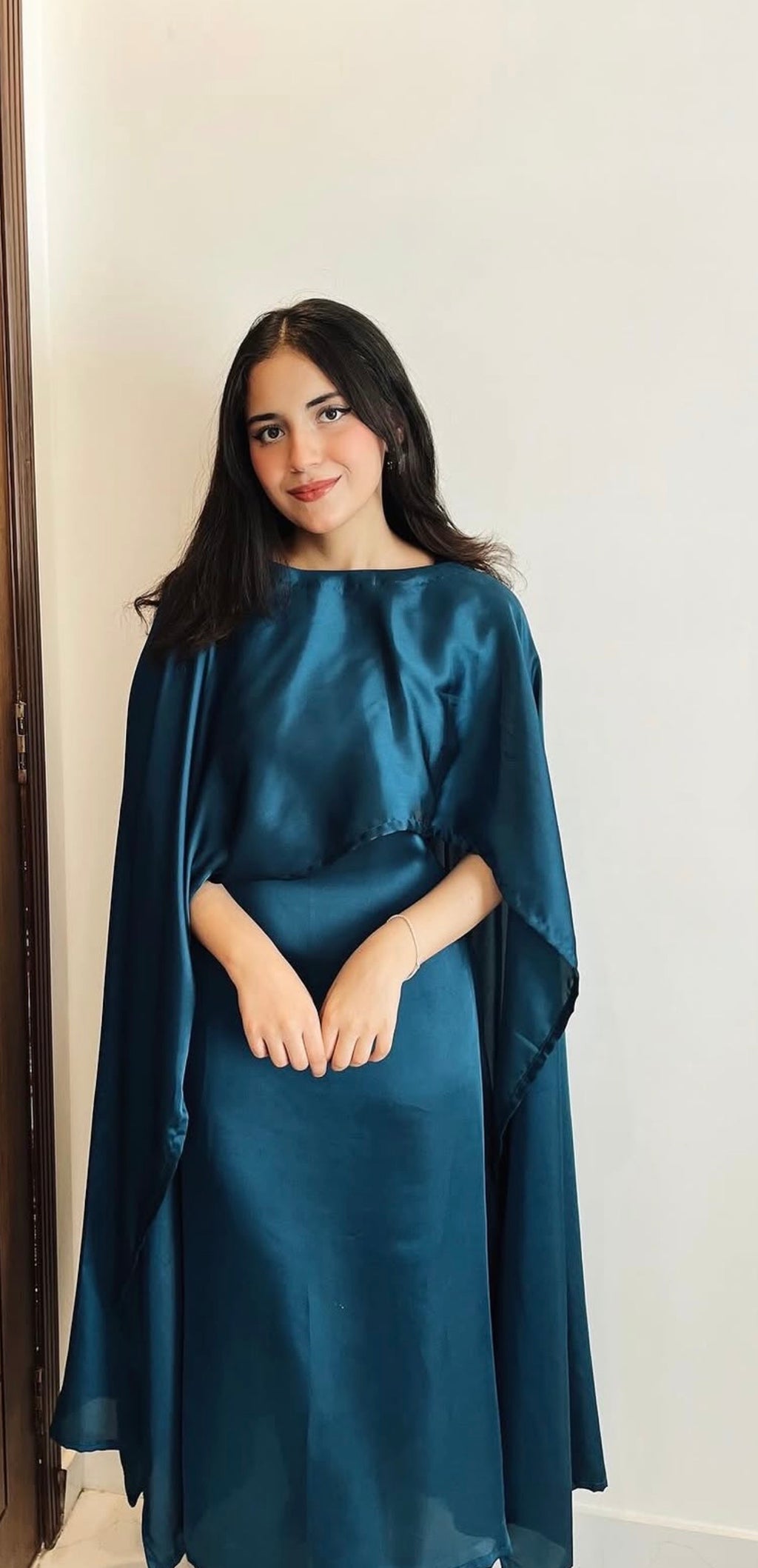 Cape Shawl Silk Dresses