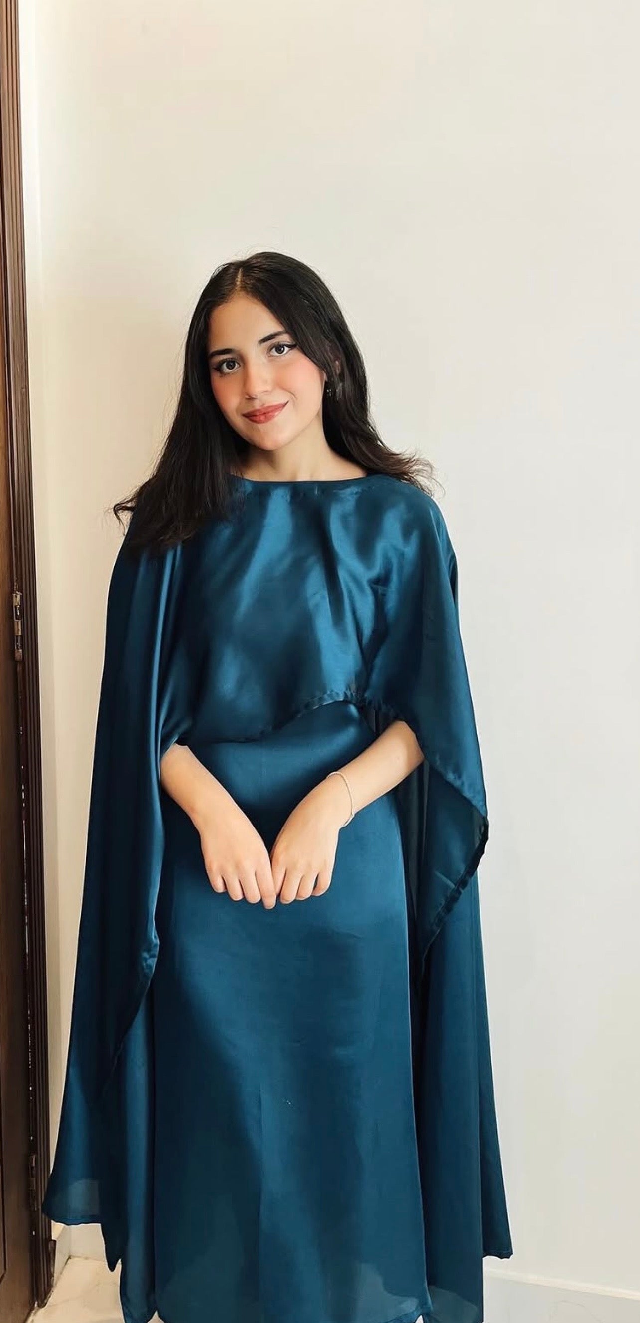 Cape Shawl Silk Dresses
