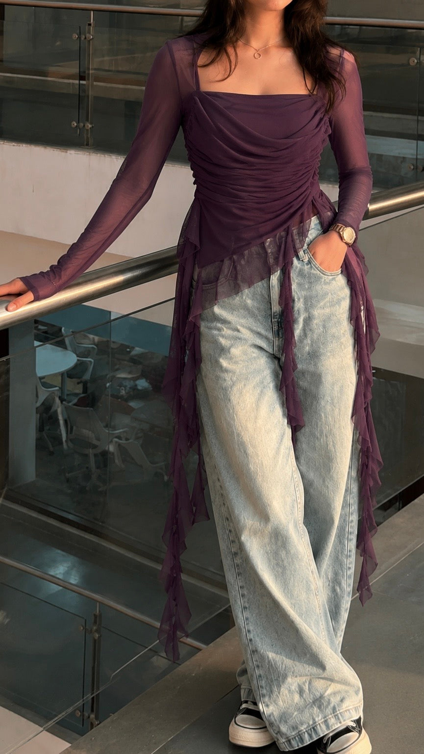 Purple Jellyfish Top