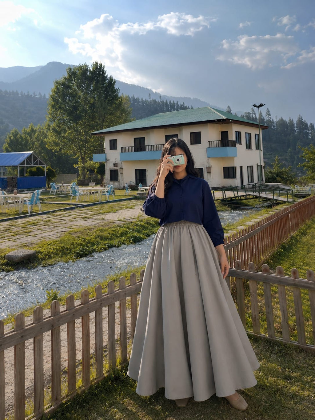 Sapphire Skirt & Top