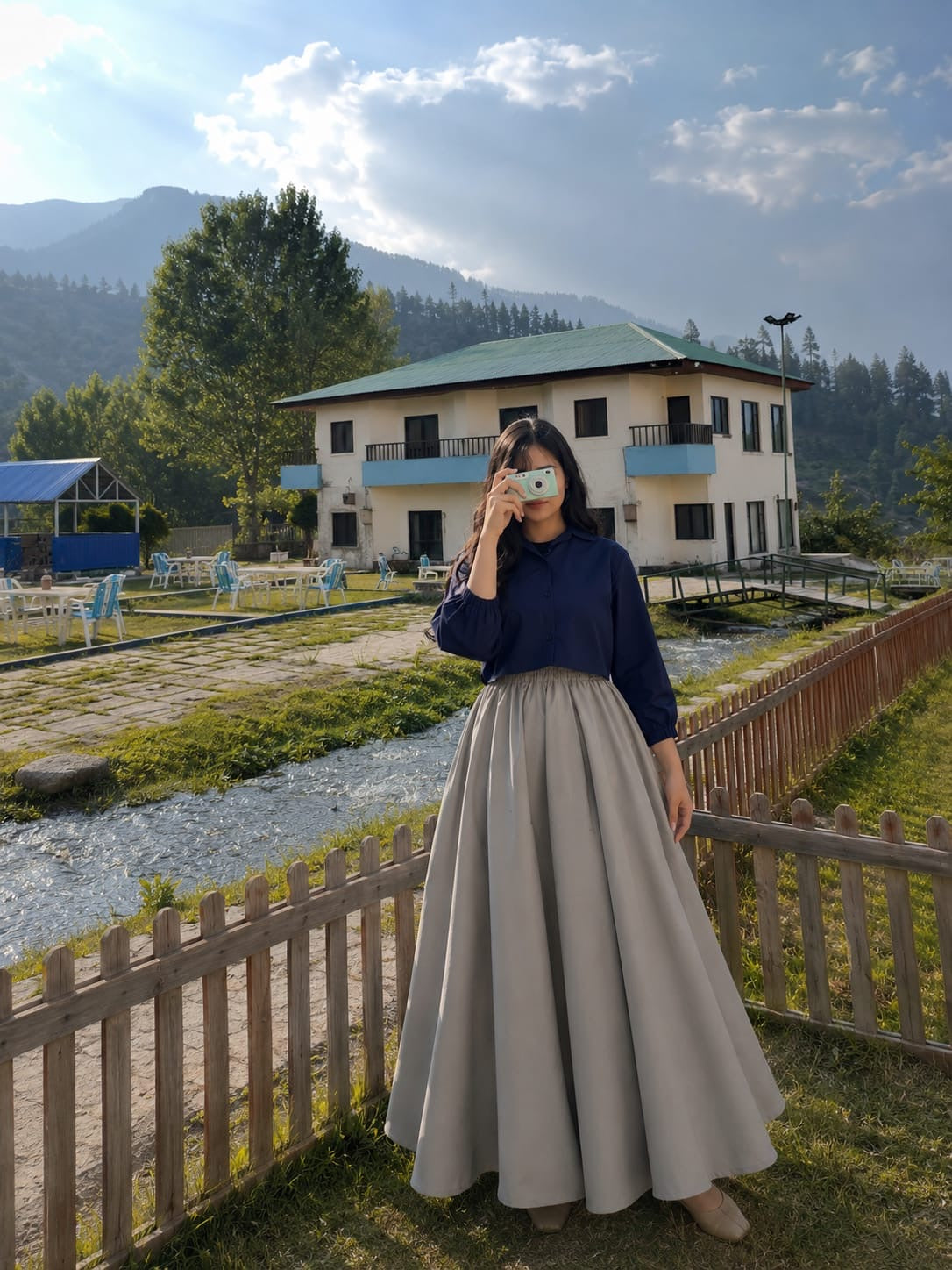 Sapphire Skirt & Top