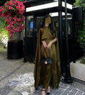 Cape Shawl Silk Dresses