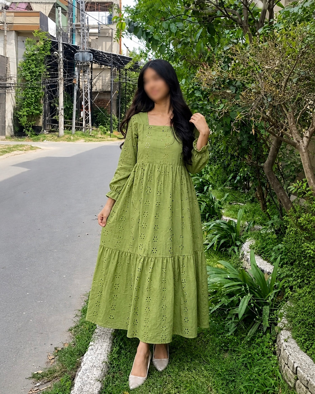 Chikankari Frock