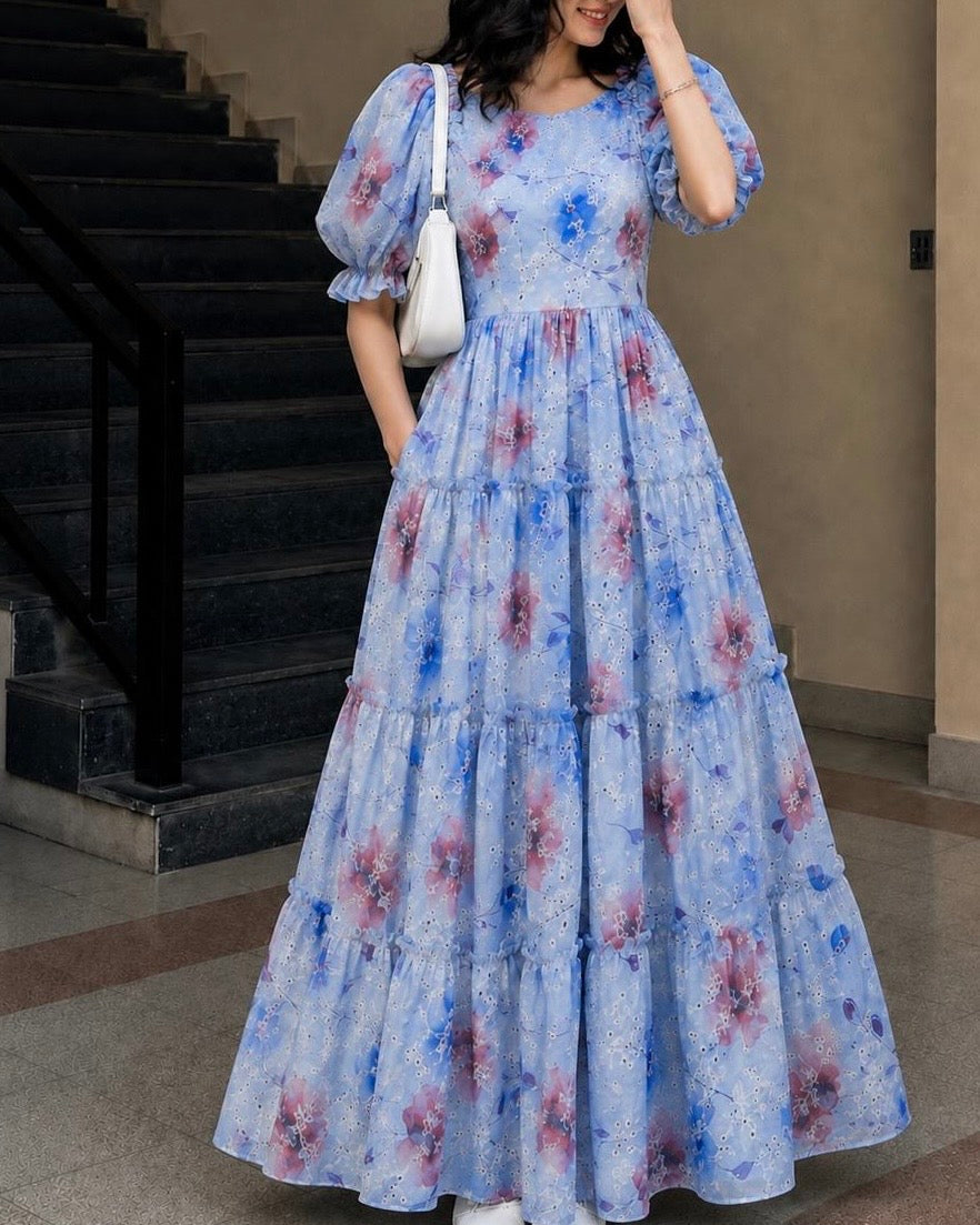 Cinderella Chikankari Frock