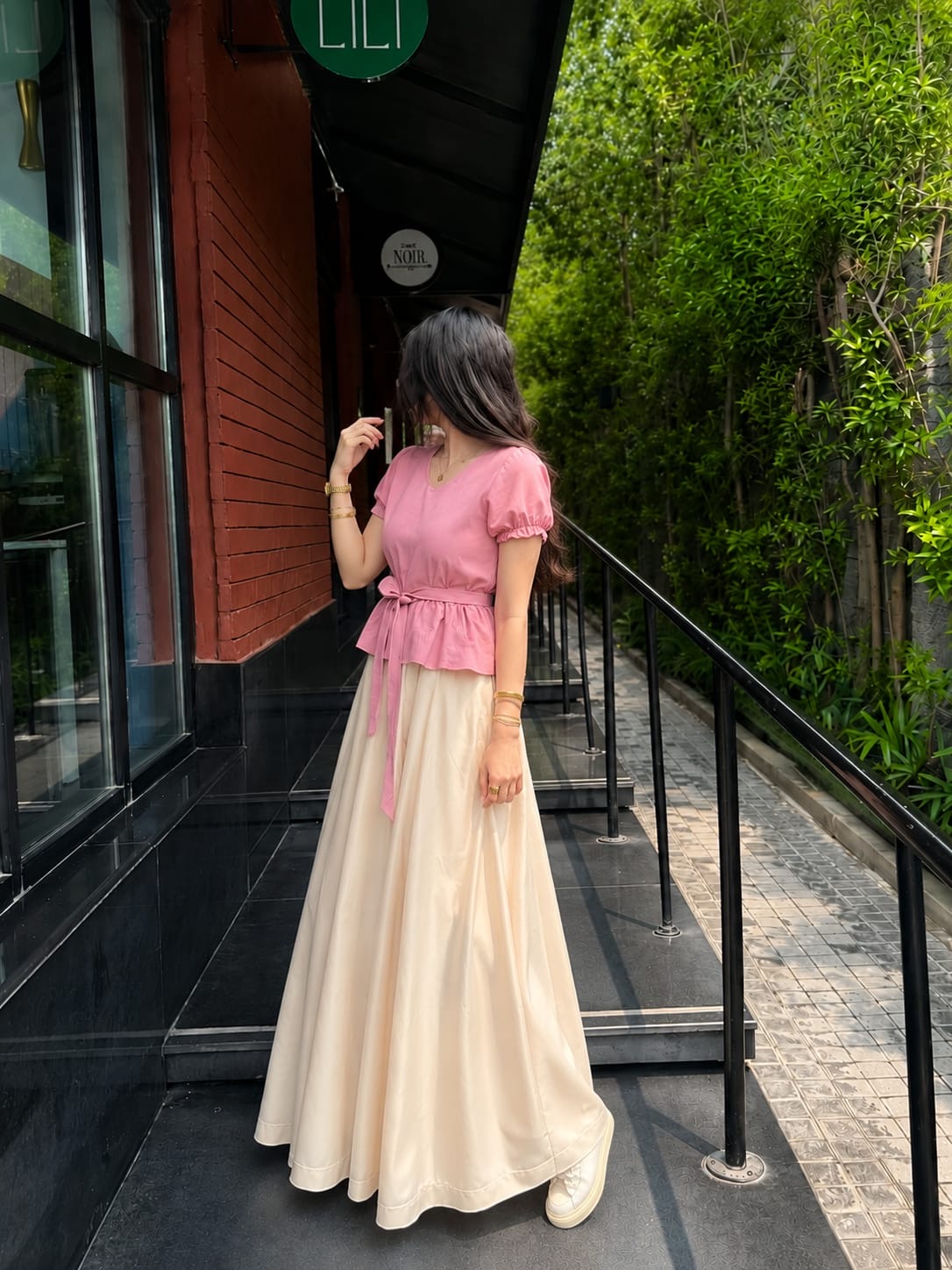 Pink Top & Skirt