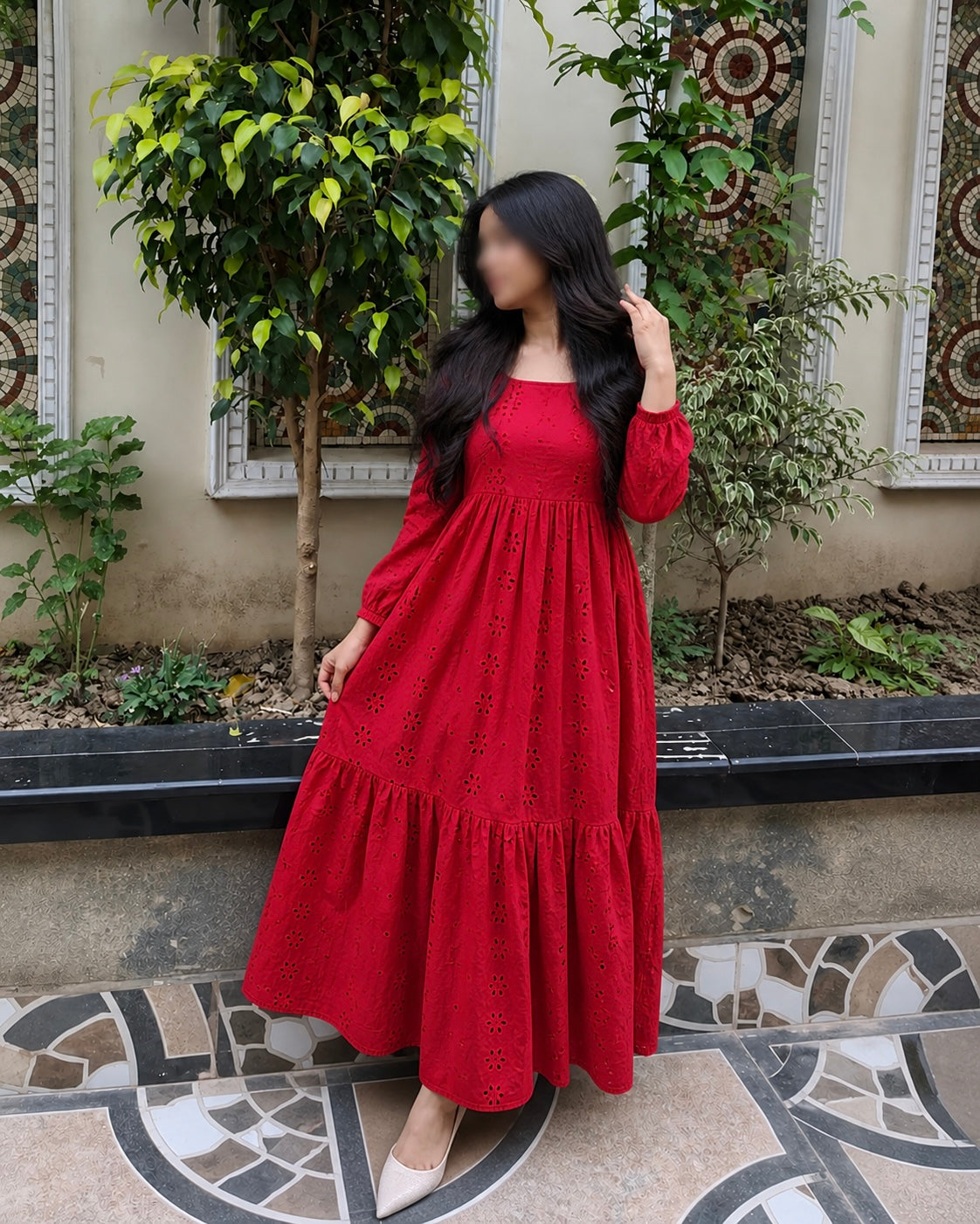 Chikankari Frock