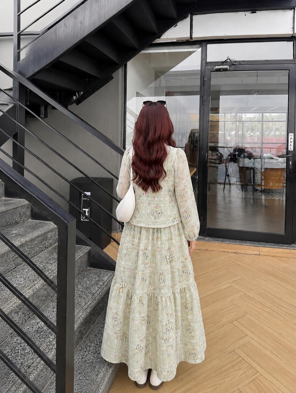 Chikankari Skirt & Top