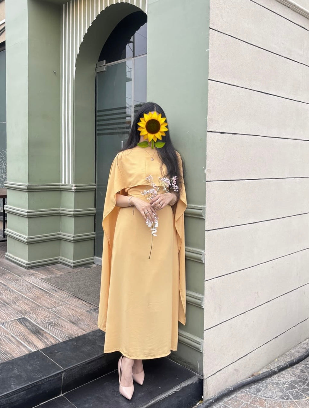 Cape Shawl Silk Dresses