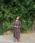 Leopard print Frock with Coat