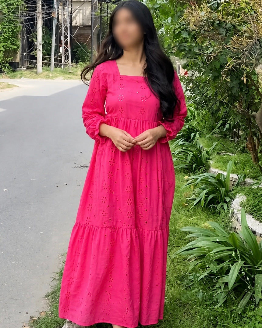 Chikankari Frock