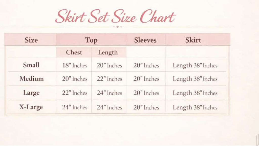 Chikankari Skirt & Corset