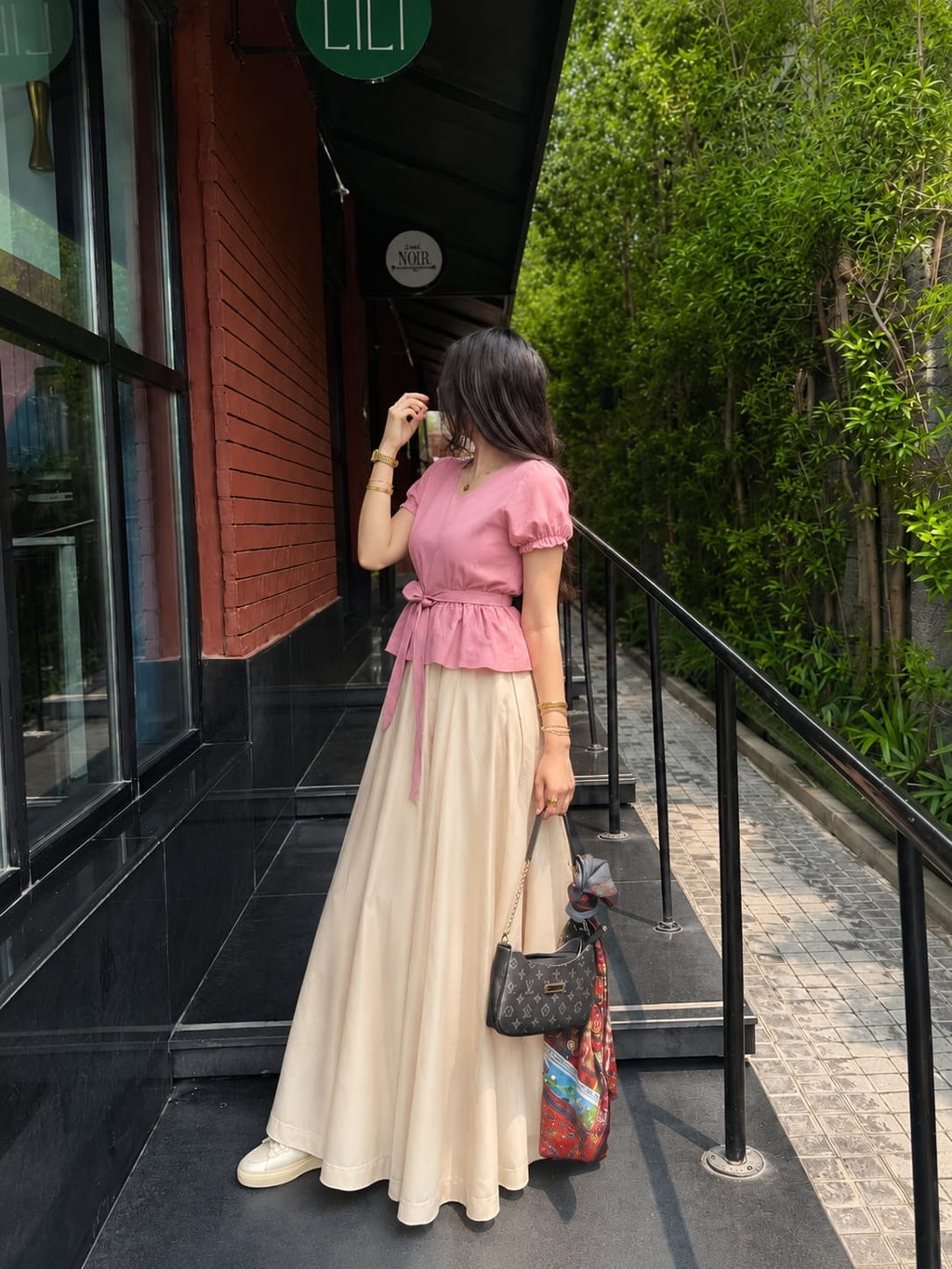 Pink Top & Skirt