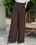 Chocolate Brown Wide Leg Pant