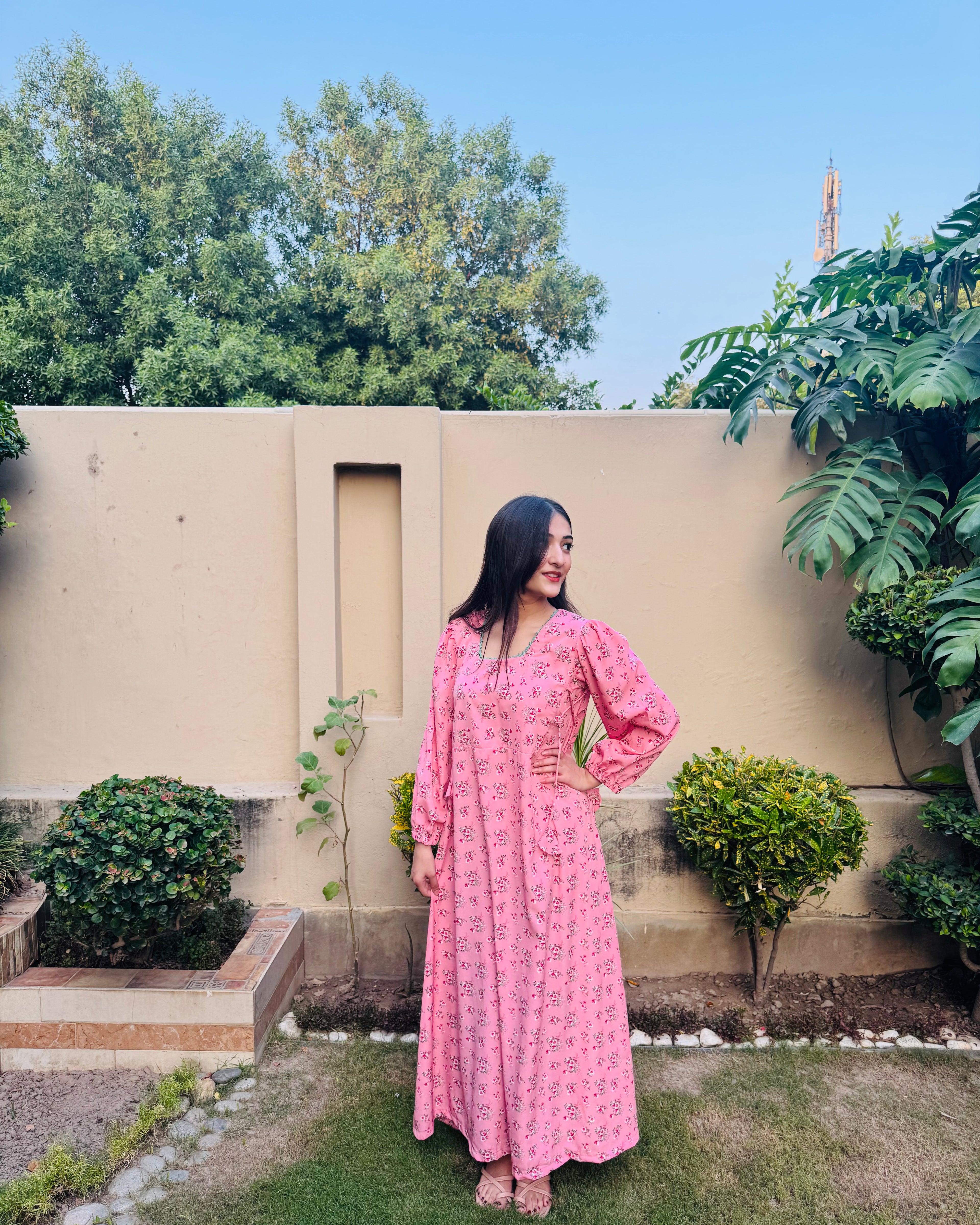 Blush Bloom Long Dress