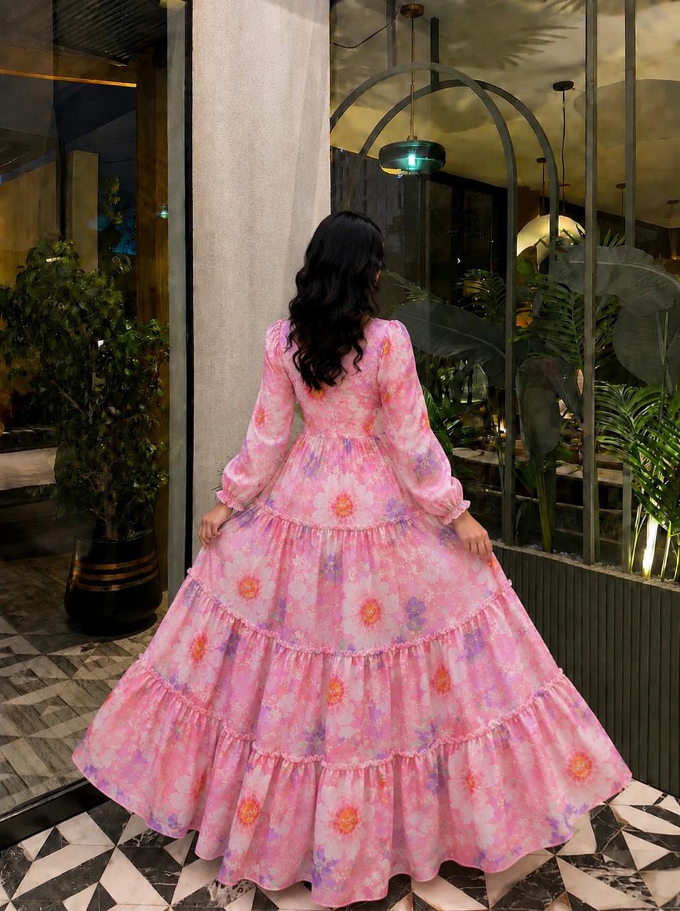Barbie chikankari Frock