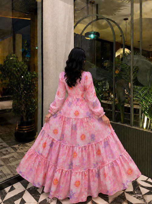 Barbie chikankari Frock