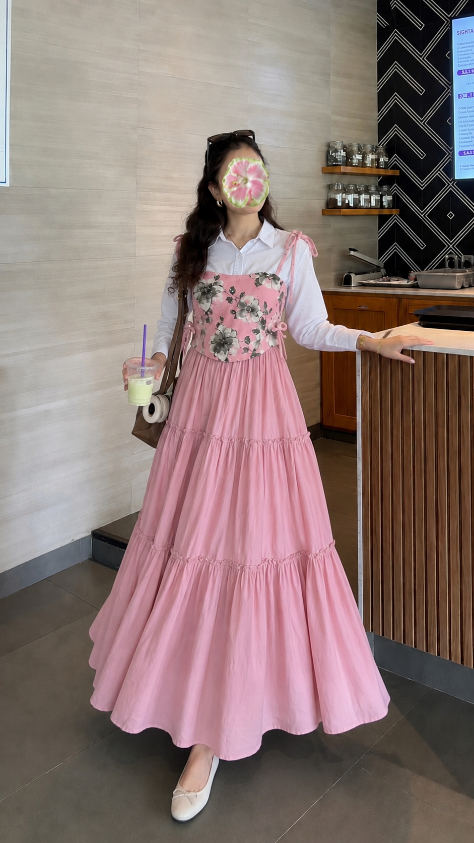 Barbie Corset with Button down shirt & Skirt