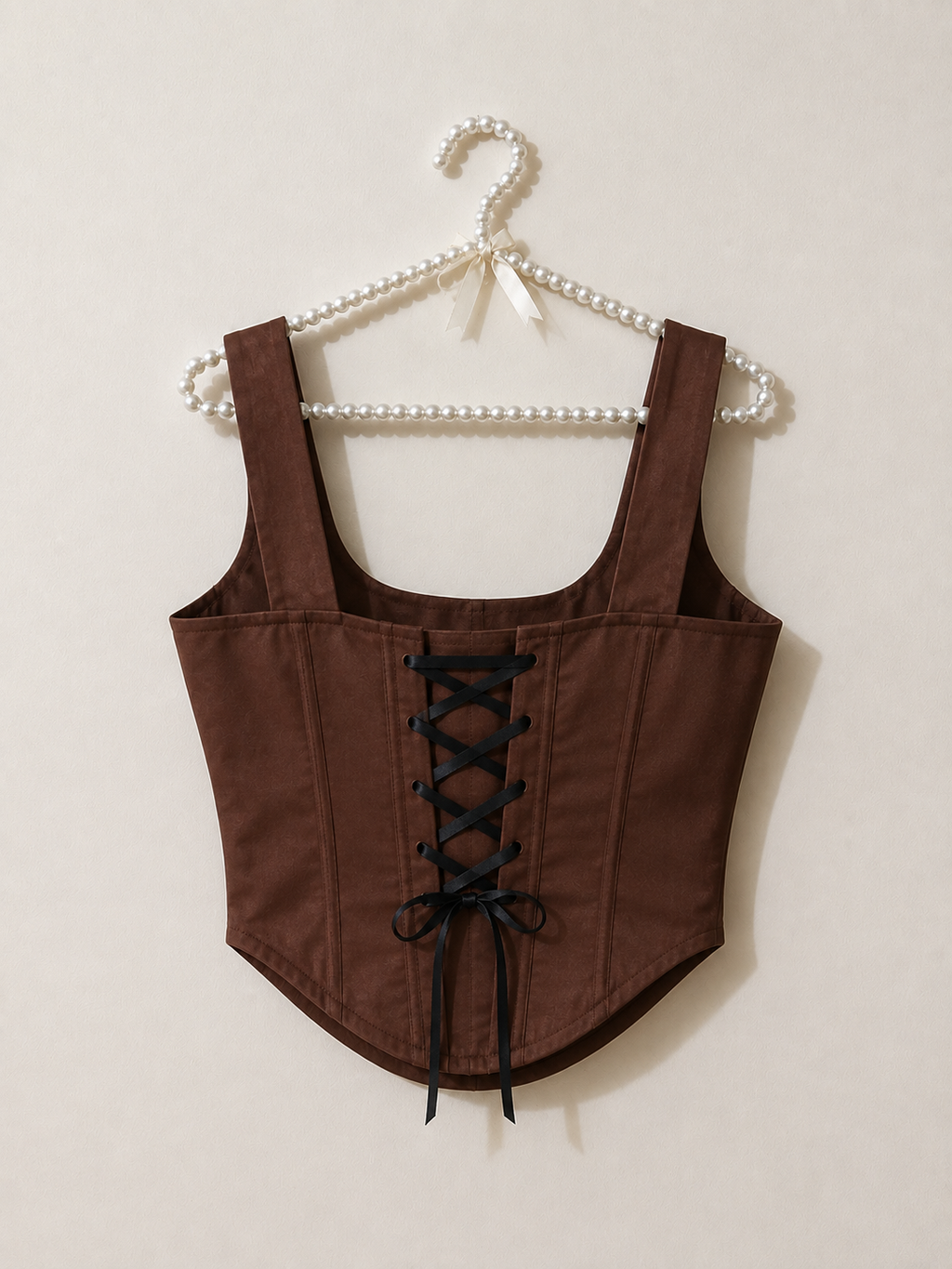 Brown Corset Top