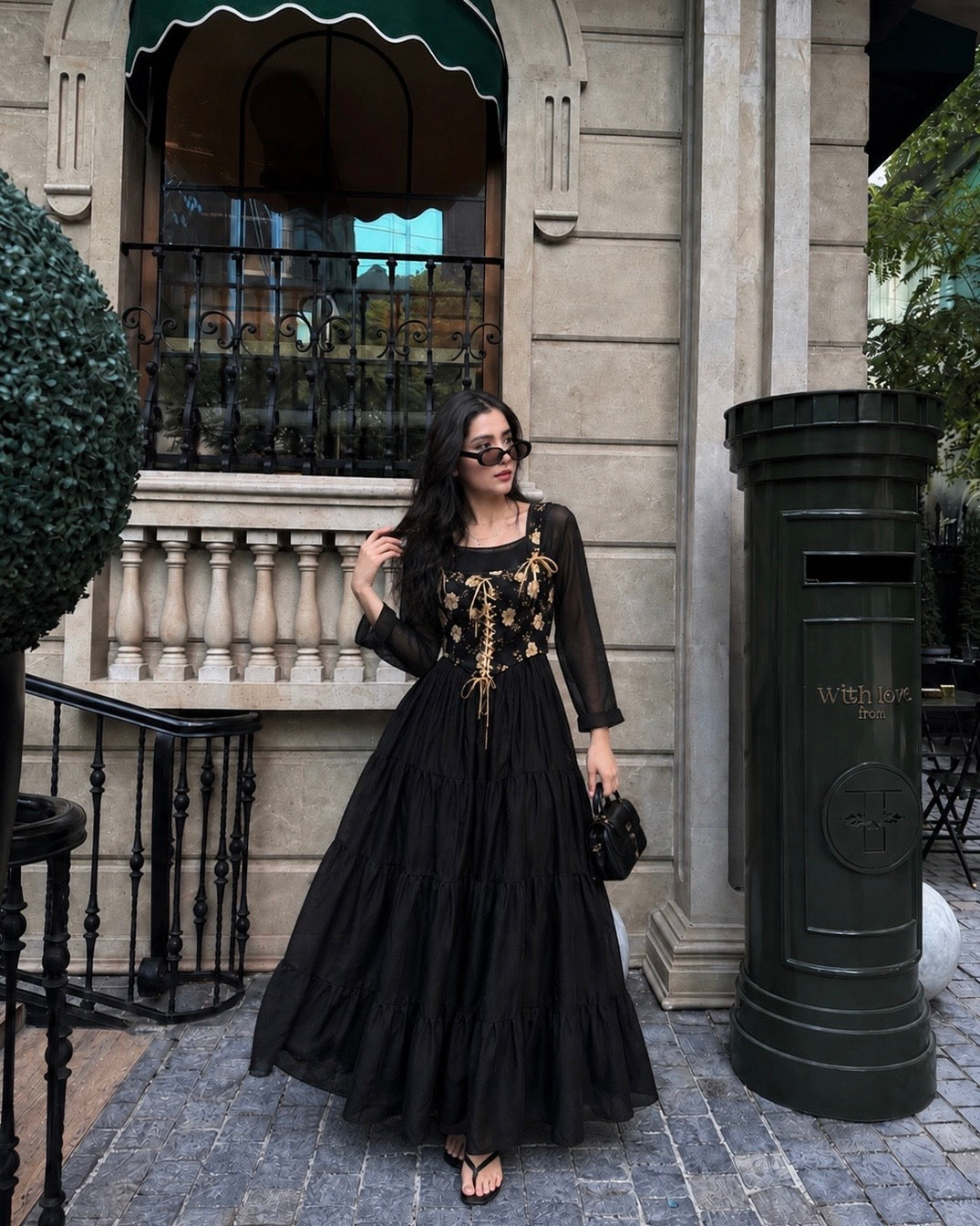 Corset & Layered Frock