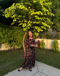 Double Slit Long Shirt & Trouser Set
