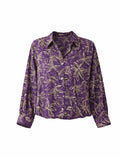 Purple Botanical Top